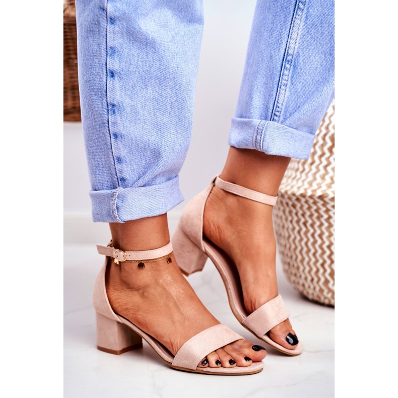 BUGO Damen Sandalen Wildleder Beige Oh Baby! 2