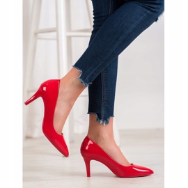 Gogo Pumps mit Öko-Leder rot 1