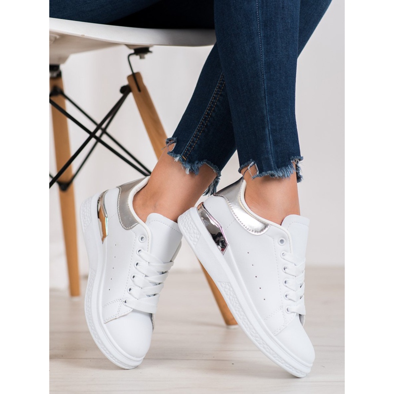 SHELOVET Modische Sportschuhe weiß 1