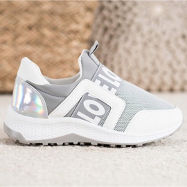 Seastar Slipons auf der Liebesplattform weiß grau 2