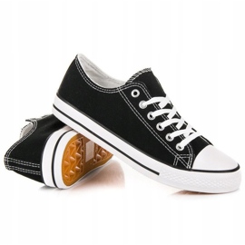 SHELOVET Schwarze Turnschuhe 1