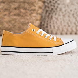 SHELOVET Gelbe Turnschuhe 1