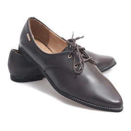 Klassisch Elegant Damenschuhe Braun Y439 1