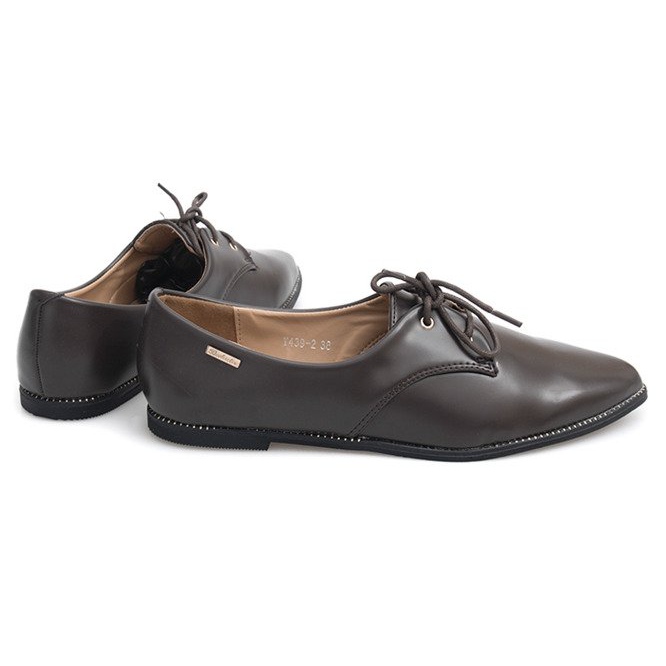Klassisch Elegant Damenschuhe Braun Y439 2