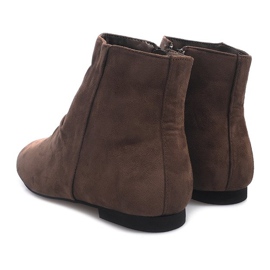 Wildleder Booties Chelsea Boots 7-121 Khaki 1