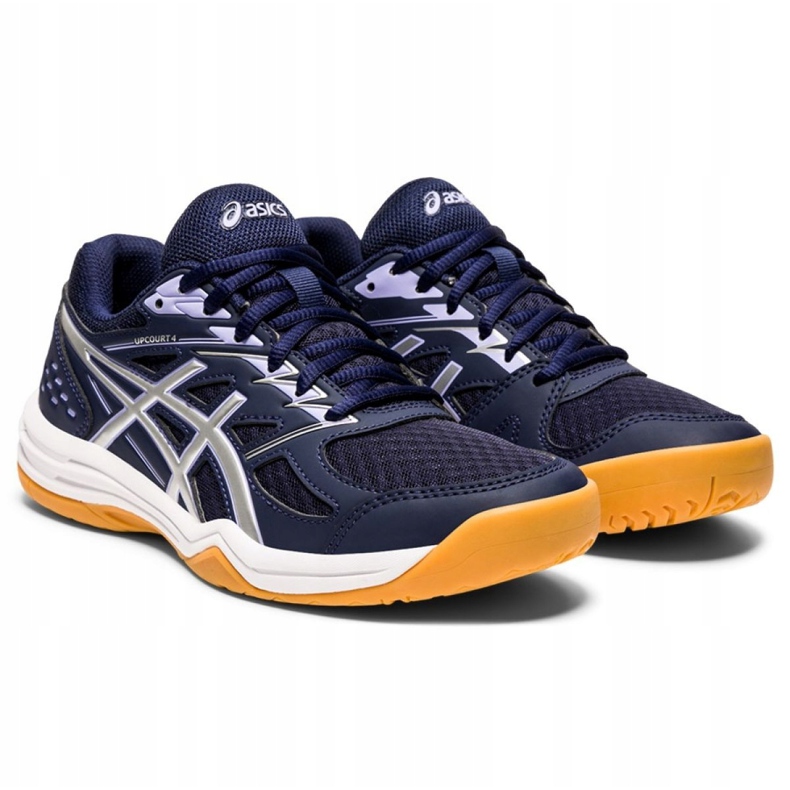 Asics Upcourt 4 W 1072A055-400 Volleyballschuhe mehrfarbig navy blau 1
