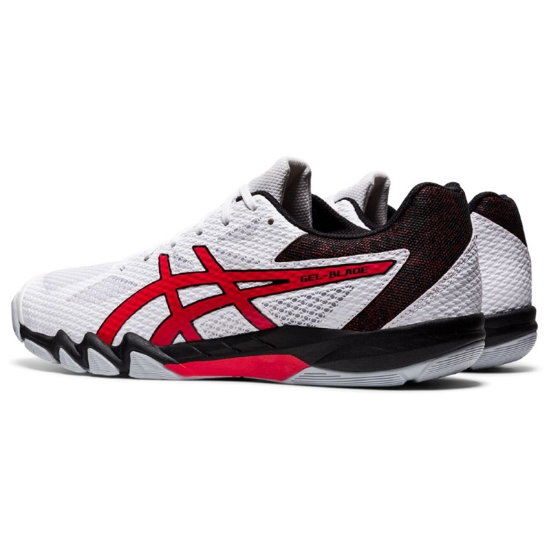 Asics Gel Blade 7 M 1071A029-101 Squashschuh weiß rot 2