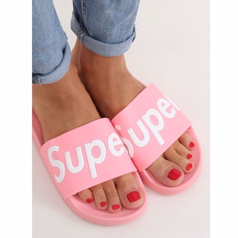 Rosa Damen-Pantoffeln CK110 Rosa 1