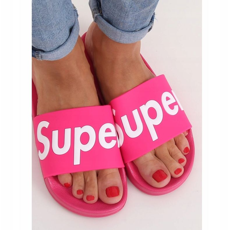 Fuchsia Damen CK110 Fuchsia Hausschuhe rosa 1