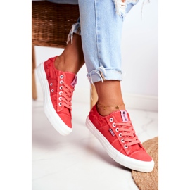 Damen Sneaker Big Star Rot DD274449 2