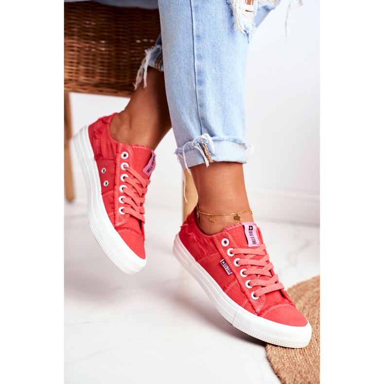Damen Sneaker Big Star Rot DD274449 2