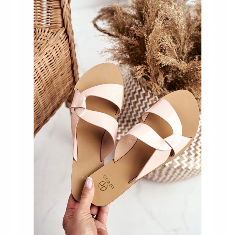 Klassische Hausschuhe für Damen Lu Boo Beige Mabella 1