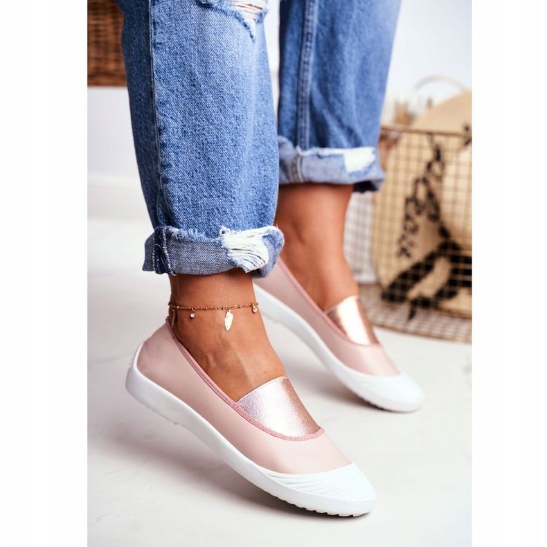 LU BOO Sneakers Slip-on-Sneakers Rosa Justy 2