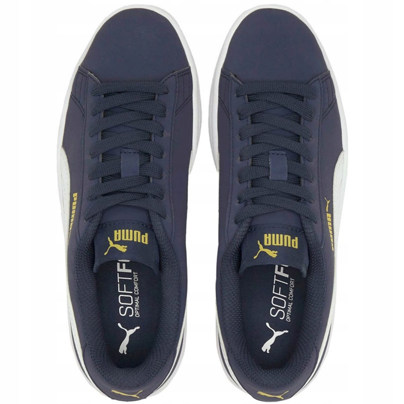 Puma Smash v2 Buck Jr 365182 22 schwarz marineblau 1