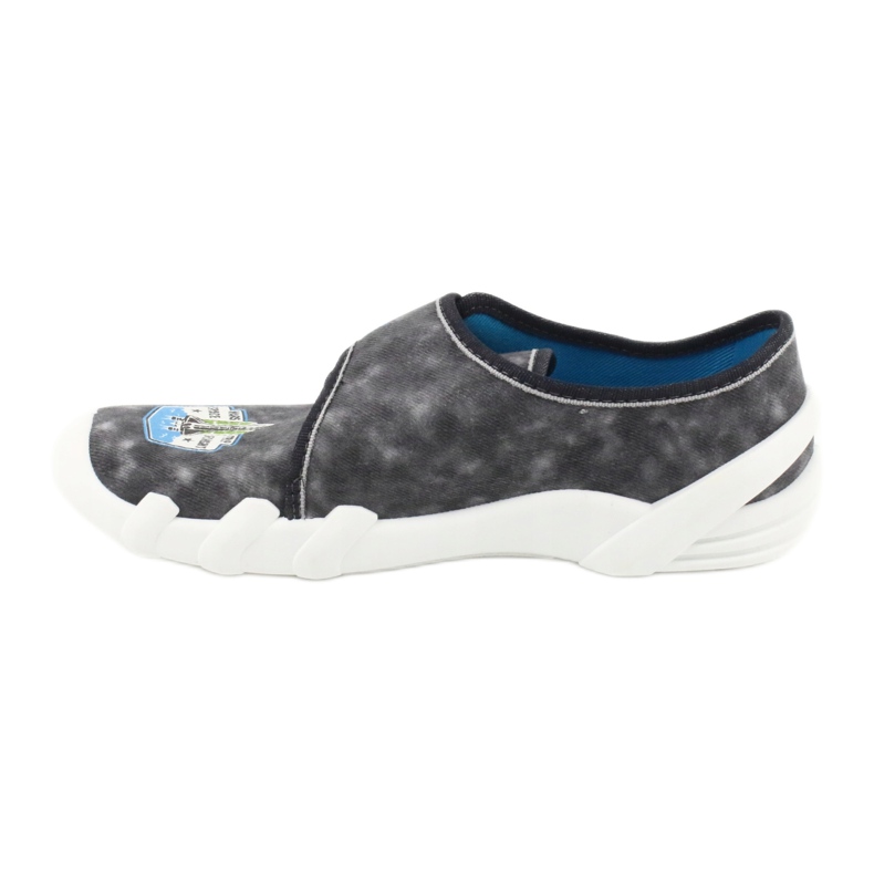 Befado Kinderschuhe 273Y238 blau grau 1