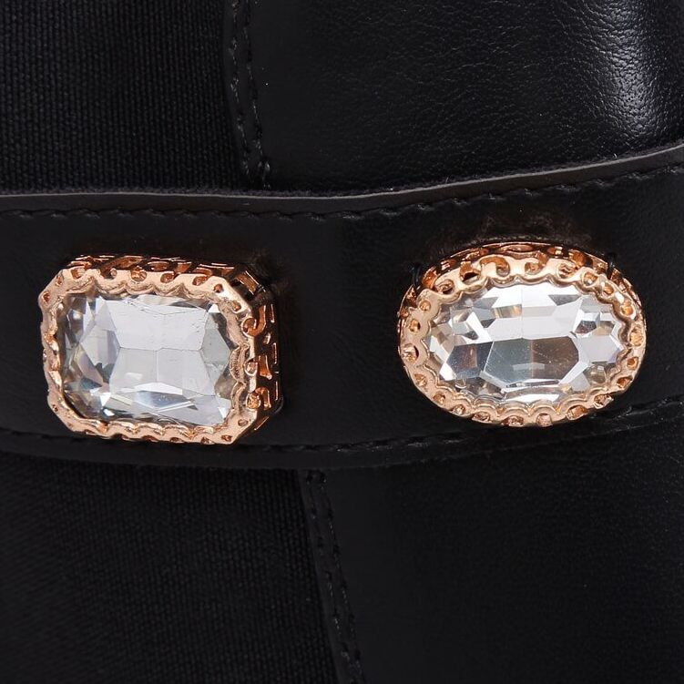 Schwarze Chelsea-Boots, schwarz HE107 Black 1