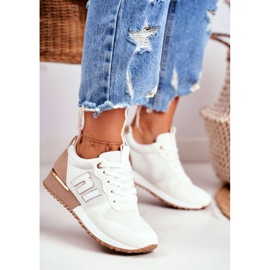 EVE Damen Sportschuhe Beige Golden Maddie Elements 1