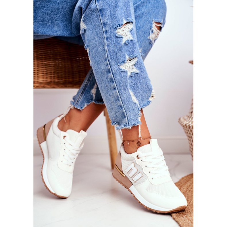 EVE Damen Sportschuhe Beige Golden Maddie Elements 2