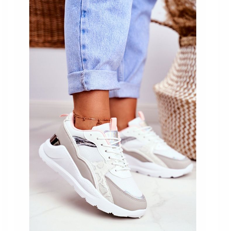 SEA Damen Sportschuhe Sneakers Weiß Martina 2