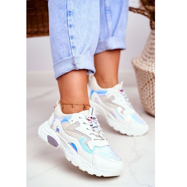 Damen Sportschuhe Lu Boo Weiß Dazzle Me mehrfarbig 1
