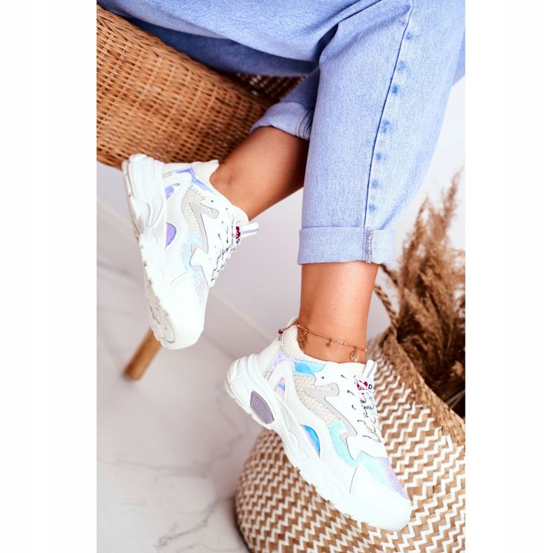 Damen Sportschuhe Lu Boo Weiß Dazzle Me mehrfarbig 2