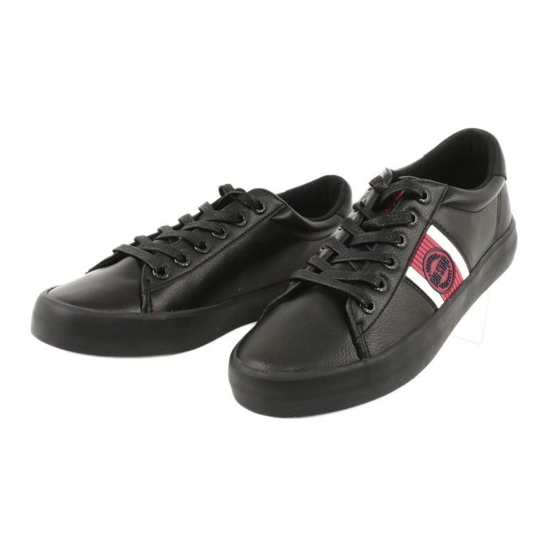 Big Star Frauen-Sneaker mit Öko-Leder GG174111 Schwarz weiß 2