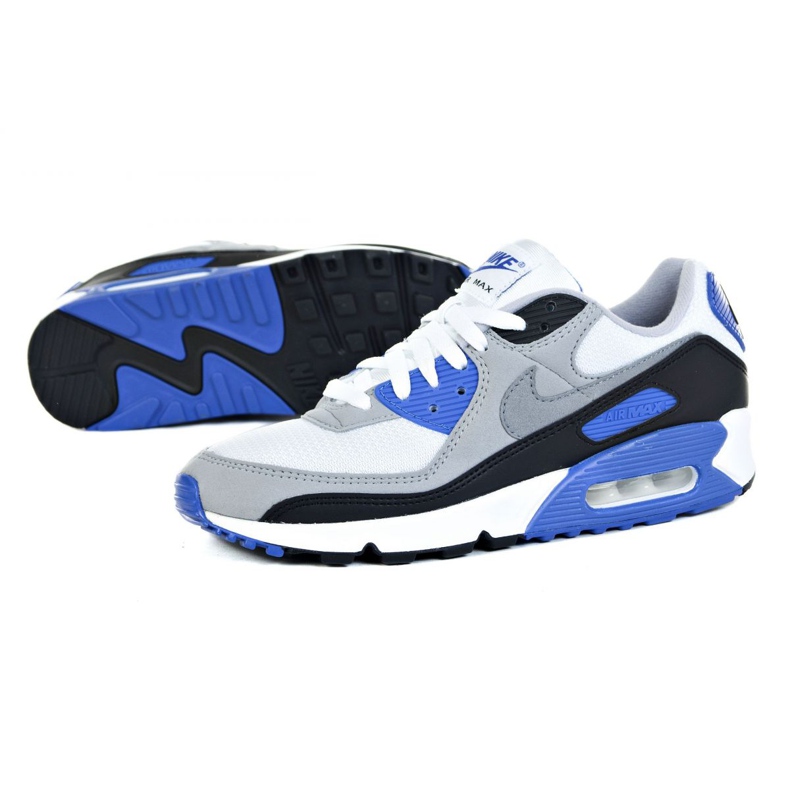 Nike Air Max 90 M CD0881-102 weiß schwarz blau grau 1