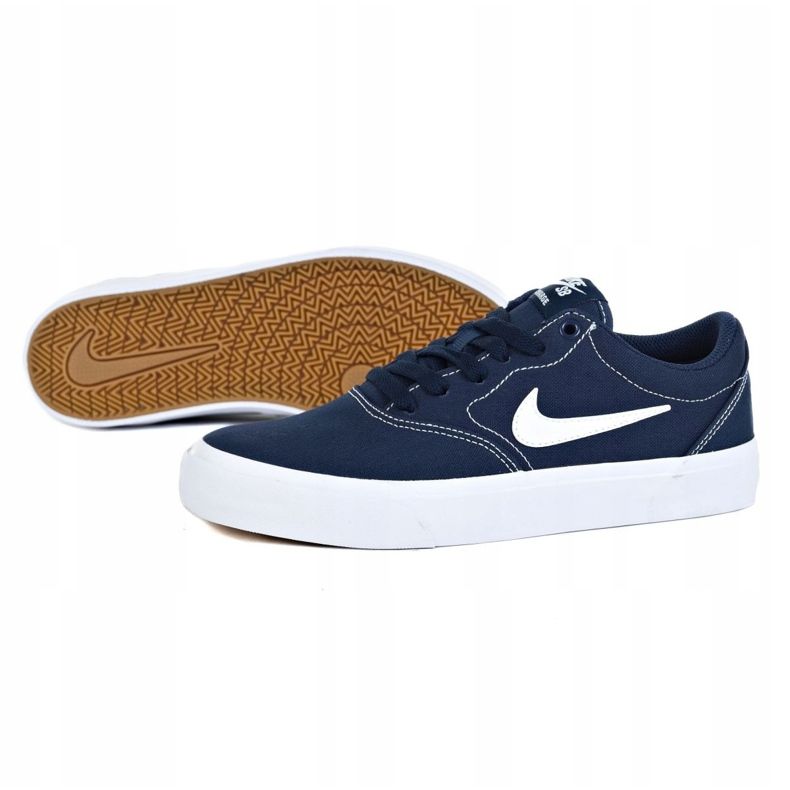 Nike Sb Charge Cnvs Jr CQ0260-400 Schuhe marineblau grau 1