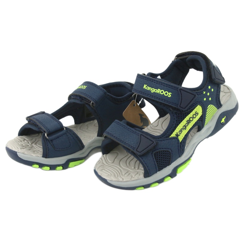Sandalen KangaRoos 18337 Schaumstoffeinlage marineblau grün 3