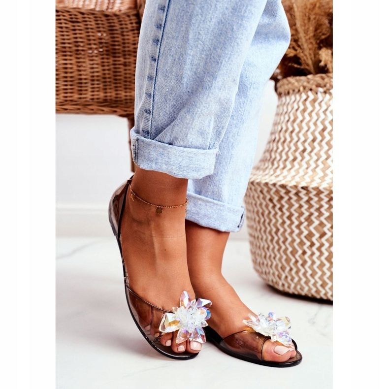 Gummiballerinas Schwarz Meliski Kristalle Clare 1