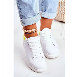 Damen Sportschuhe Lu Boo Weiß Matilda gelb 1