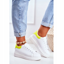 Damen Sportschuhe Lu Boo Weiß Matilda gelb 2