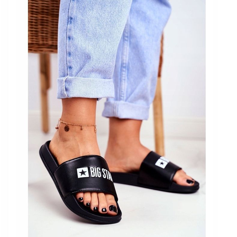 Damen Hausschuhe Big Star Schwarz GG274040 1