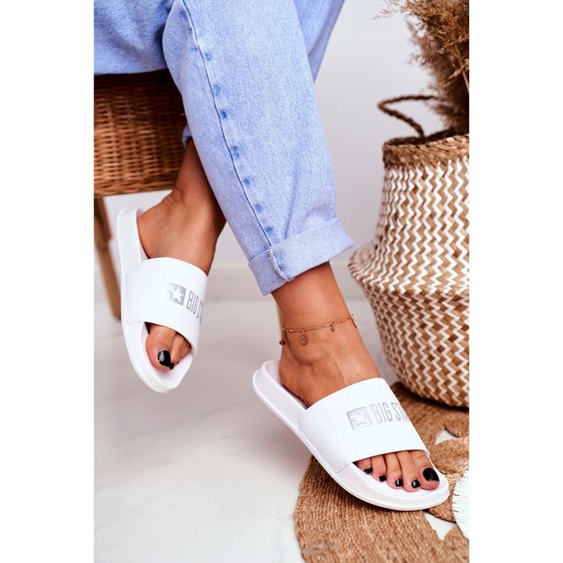 Damen Hausschuhe Big Star Classic Weiß GG274044 2