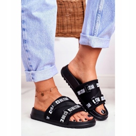 Damen Hausschuhe Big Star Military Schwarz GG274018 1