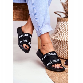 Damen Hausschuhe Big Star Military Schwarz GG274018 2