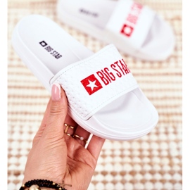 Kinderhausschuhe Big Star Weiß Stepp GG374803 2