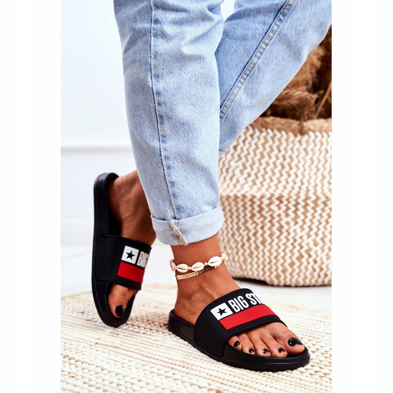 Damen Hausschuhe Big Star Classic Schwarz GG274A045 2