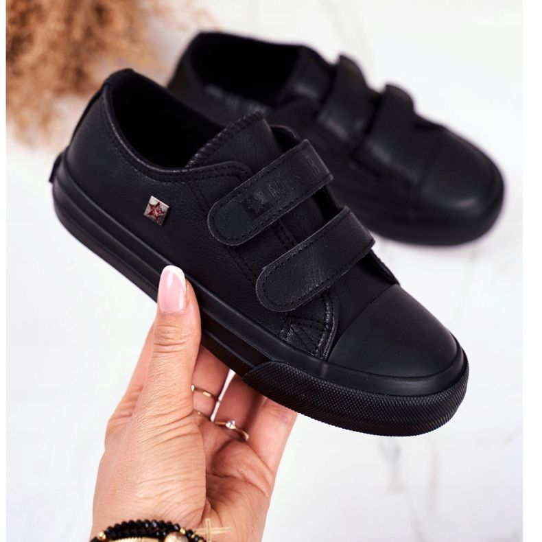 Kinderschuhe Sneaker Big Star mit Klettverschluss Schwarz GG374009 2