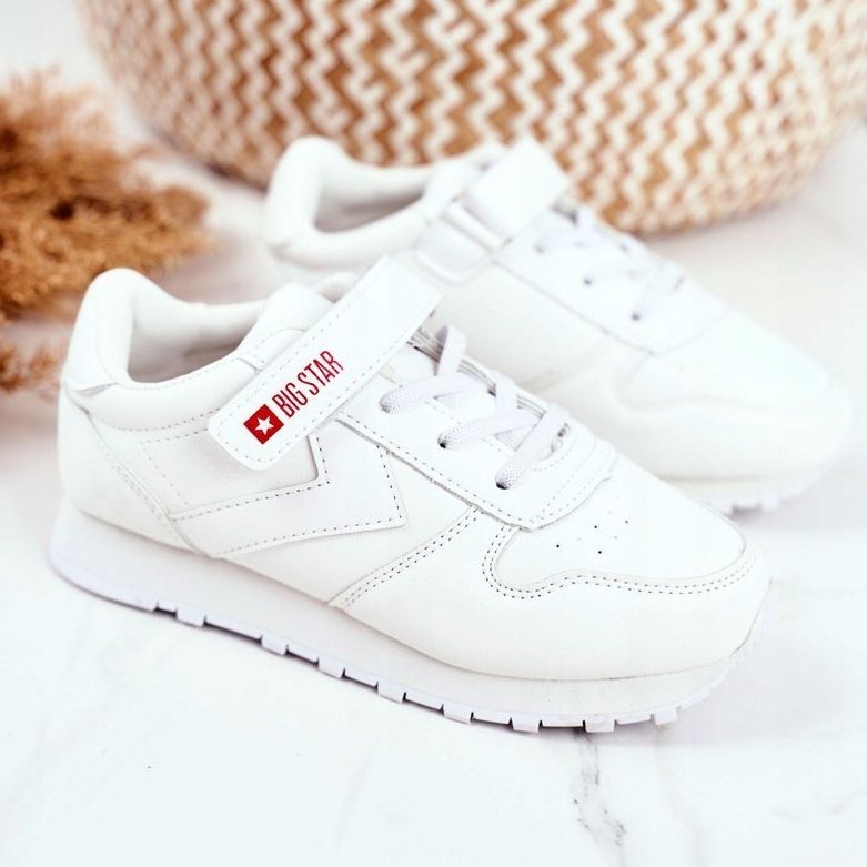 Sport Kinderschuhe Big Star mit Klettverschluss Weiß GG374057 1