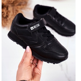 Sport Kinderschuhe Big Star mit Klettverschluss Schwarz GG374059 2