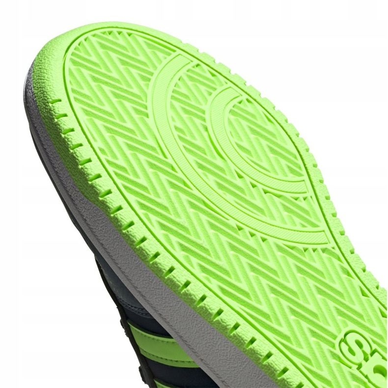 Adidas Hoops 2.0 Jr FW3171 Schuhe schwarz navy blau grün 1