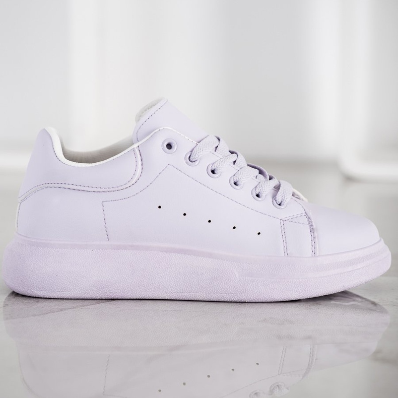 SHELOVET Violette Turnschuhe auf der Plattform lila 2