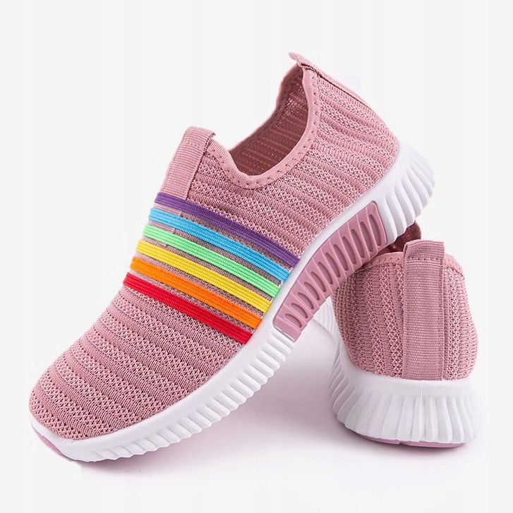 BS30 rosa Sportschuhe zum Hineinschlüpfen mehrfarbig 1