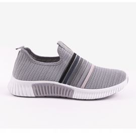 Graue Sport-Slipper TL502-26 1