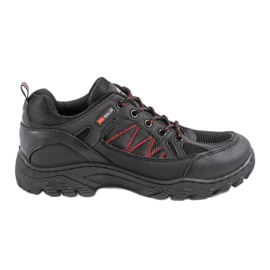 Schwarze Sport-Trekkingschuhe HL-1831B 1