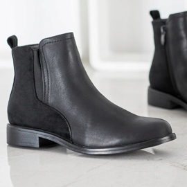 J. Star Elegante schwarze Stiefel 1