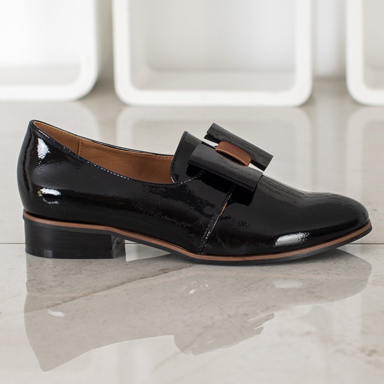 VINCEZA Lackierte Pumps schwarz 2