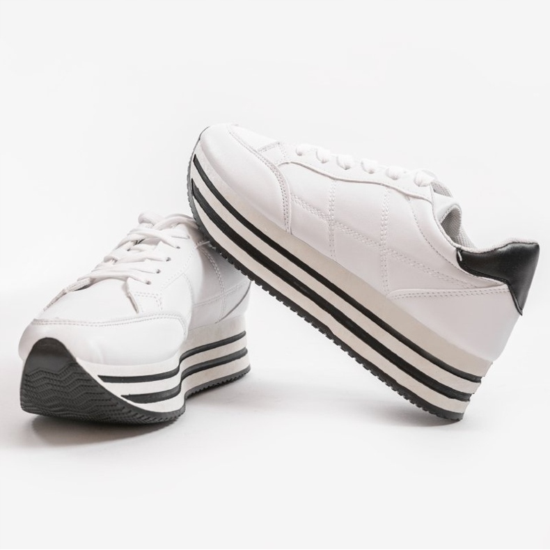 Weiße modische Damen Sportschuhe 230-3 1