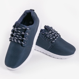 PA1 Marineblaue leichte Sportschuhe DN15-7 1